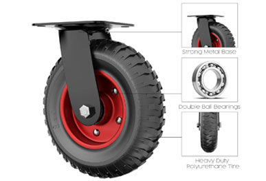 Rubber Caster Wheels