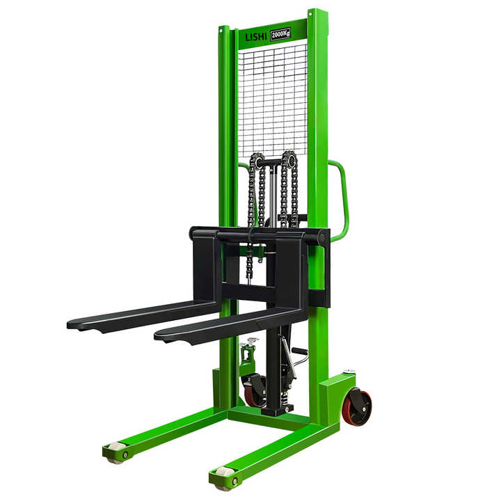 Manuel stacker palette stacker hydraulique 2000 kg chariot élévateur manuel portable portable 500 kg / 1000 kg manuel chariot